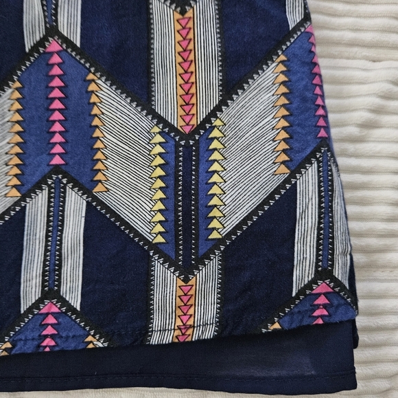 Pixley From Stitch Fix Chevron Patterned Sleeveless Dress Size M - Picture 2 of 9